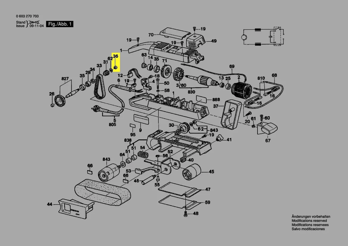 Ecrou Cylindrique / M 8 pour PBS 75 BOSCH